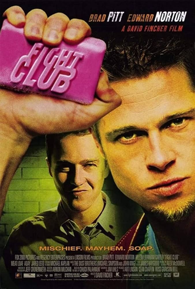 The poster for the movie Fight Club