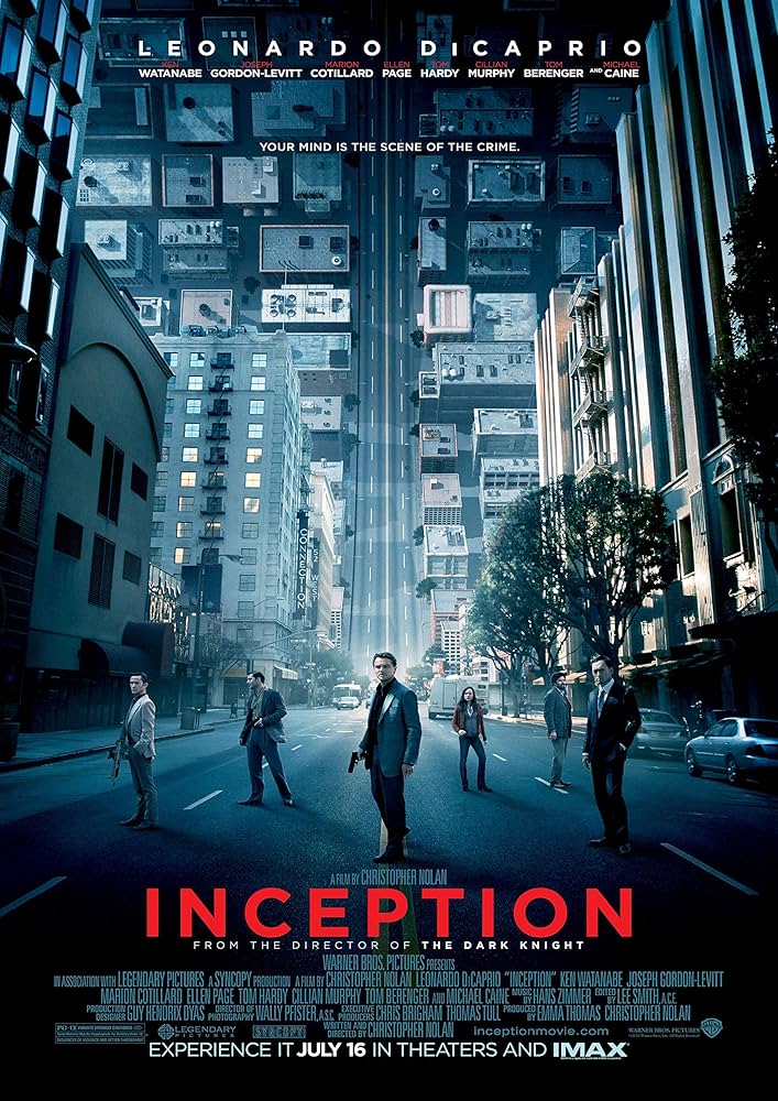 The poster for the movie Inception