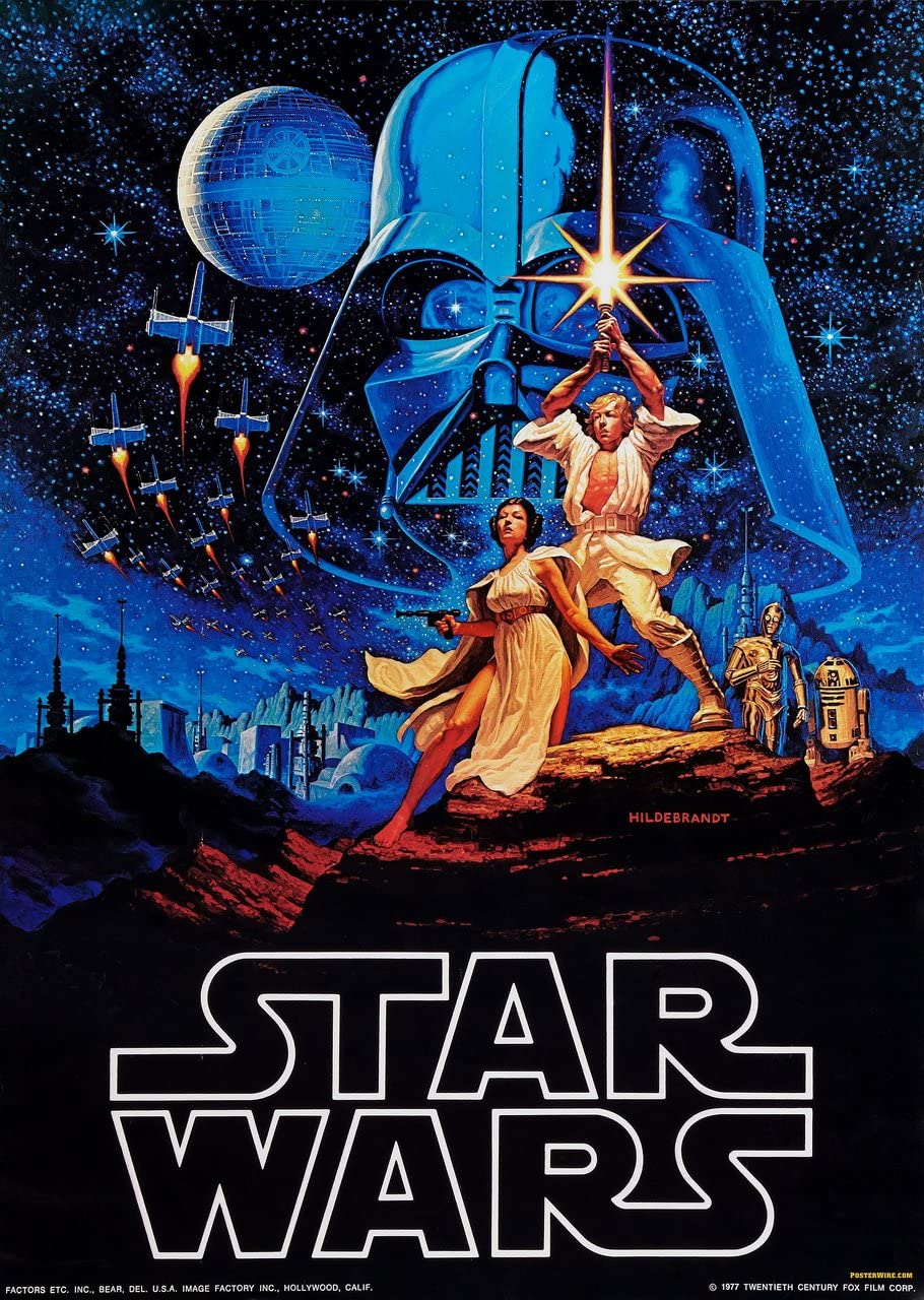 The poster for the movie Star wars